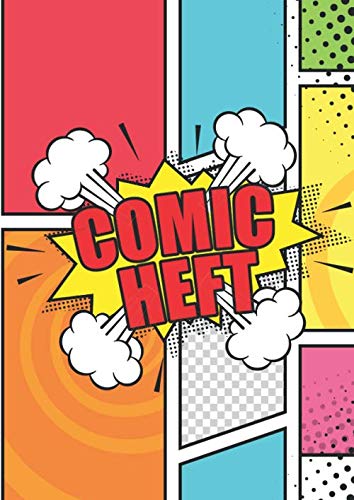 Comicheft: Leeres Comicbuch in DIN A4 mit 100+ Seiten I Comics für Kinder und Erwachsene zum Zeichnen lernen und als Vorlage zum malen, Malblock Geschenk zu Weihnachten oder Geburtstag Comicheft: Leeres Comicbuch in DIN A4 mit 100+ Seiten I Comics für Kinder und Erwachsene zum Zeichnen lernen und als Vorlage zum malen, Malblock Geschenk zu Weihnachten oder Geburtstag von Independently published
