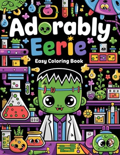 Adorably Eerie Easy Coloring Book: Fun and Relaxing Halloween Coloring for All Ages Adorably Eerie Easy Coloring Book: Fun and Relaxing Halloween Coloring for All Ages von Independently published