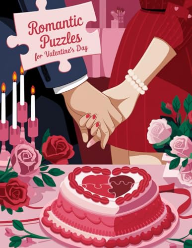 Romantic Puzzles for Valentine's Day: Relaxing Large Print Word Search for Couples and Singles - 8.5" x 11" von Independently published