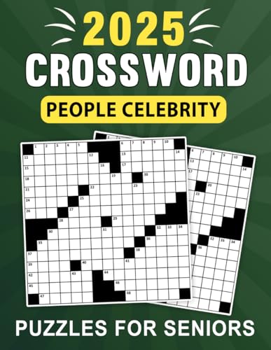 2025 People Celebrity Crossword Puzzles for Seniors: Engaging Celebrity-Themed Crosswords for Seniors in 2025 von Independently published