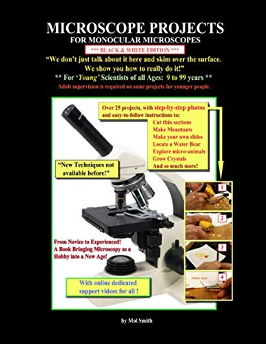 Microscope Projects For Monocular Microscopes - Black & White Edition. von Independently published