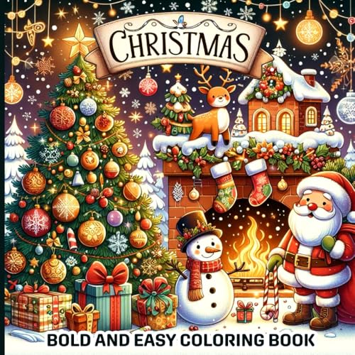 CHRISTMAS COLORING BOOK FOR CHILDREN: Activity book for coloring von Independently published
