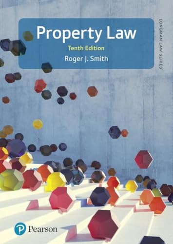 Property Law (Longman Law Series)
