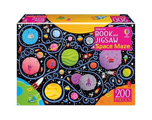 Book and Jigsaw Space Maze (Usborne Book and Jigsaw) von Usborne