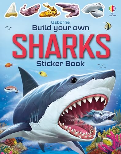 Build Your Own Sharks: Learn About Sharks and Other Marine Creatures in a Fun and Interactive Way (Build Your Own Sticker Book) von Usborne