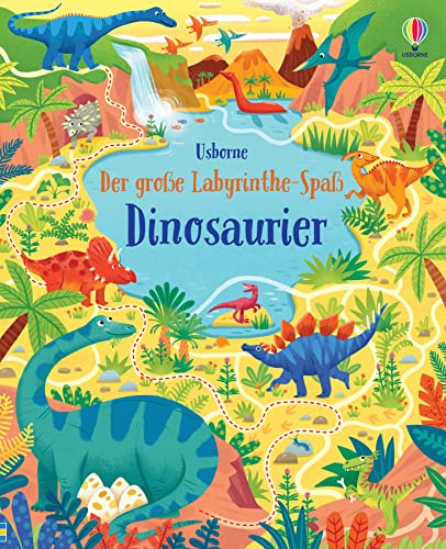 Der große Labyrinthe-Spaß: Dinosaurier (Usborne Labyrinthe-Bücher)