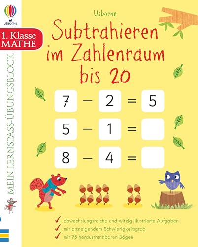Mein Lernspaß-Übungsblock: Subtrahieren im Zahlenraum bis 20 (Meine Lernspaß-Übungsblöcke) Mein Lernspaß-Übungsblock: Subtrahieren im Zahlenraum bis 20 (Meine Lernspaß-Übungsblöcke)