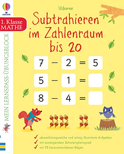 Mein Lernspaß-Übungsblock: Subtrahieren im Zahlenraum bis 20 (Meine Lernspaß-Übungsblöcke) Mein Lernspaß-Übungsblock: Subtrahieren im Zahlenraum bis 20 (Meine Lernspaß-Übungsblöcke)