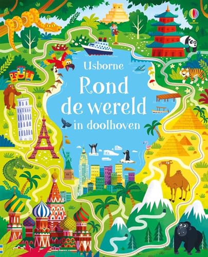 Rond de wereld in doolhoven (Doolhoven Usborne, 1)