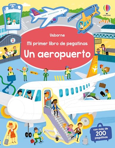 Un aeropuerto (Mi primer libro de pegatinas) von Ediciones Usborne