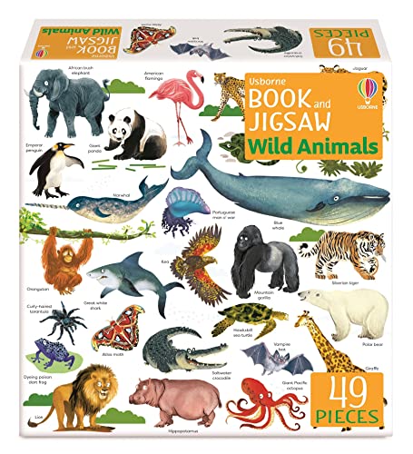 Usborne Book and Jigsaw Wild Animals von Usborne GB