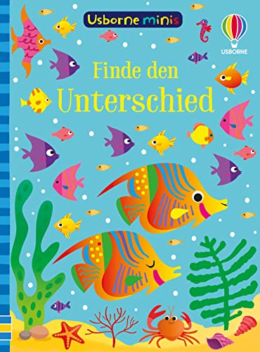 Usborne Minis: Finde den Unterschied: Mini-Rätselbuch mit unterschiedlichen Tierszenen – ab 5 Jahren (Usborne-Minis-Reihe) von Usborne