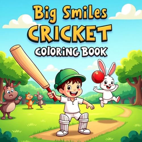Big Smiles Cricket Coloring Book: A Happy and Fun Cricket Coloring Book for Toddlers and Preschoolers Big Smiles Cricket Coloring Book: A Happy and Fun Cricket Coloring Book for Toddlers and Preschoolers von Independently published