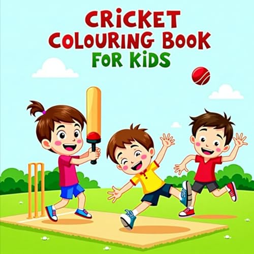 Cricket Colouring Book for Young Champs: Fun Cricket Scenes with Animals and Children | Sports-Themed Activities for Kids Who Love Cricket! Cricket Colouring Book for Young Champs: Fun Cricket Scenes with Animals and Children | Sports-Themed Activities for Kids Who Love Cricket! von Independently published