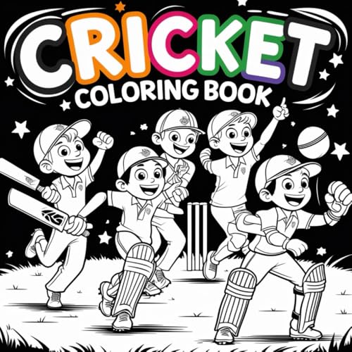 Cricket Heroes: A Cricket Coloring Book for Young Cricketers: A Fun Cricket Coloring Book for Kids – Explore the Joy of Cricket with this Exciting Cricket Coloring Book! Cricket Heroes: A Cricket Coloring Book for Young Cricketers: A Fun Cricket Coloring Book for Kids – Explore the Joy of Cricket with this Exciting Cricket Coloring Book! von Independently published