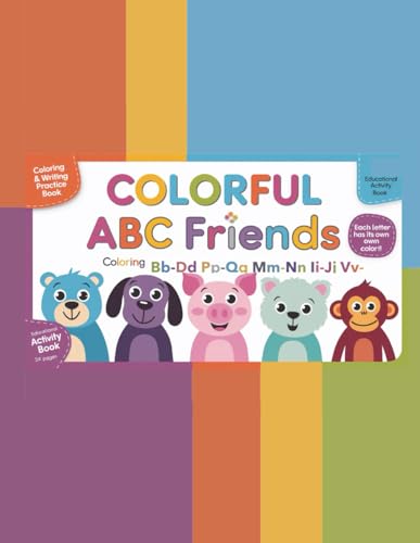 Colorful ABC Friends: Coloring workbook for Young Learners von Independently published