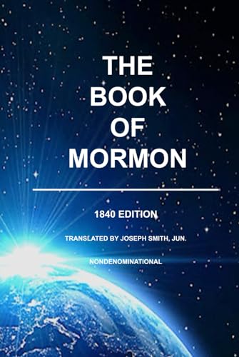 THE BOOK OF MORMON: 1840 EDITION