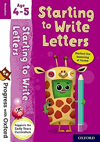 Progress with Oxford: Progress with Oxford: Starting to Write Letters Age 4-5- Practise for School with Essential English Skills von Oxford University Press
