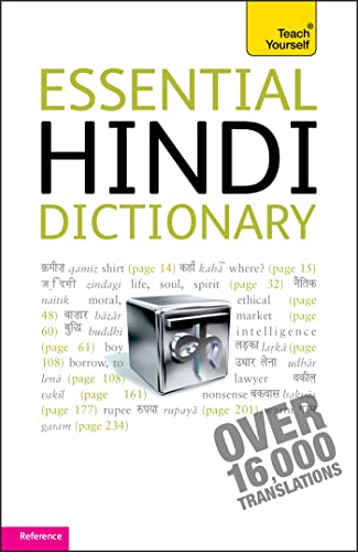 Essential Hindi Dictionary: Teach Yourself: Hindi-English / English-Hindi