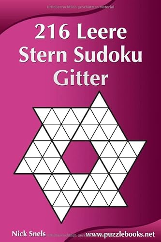 216 Leere Stern Sudoku-Gitter 216 Leere Stern Sudoku-Gitter