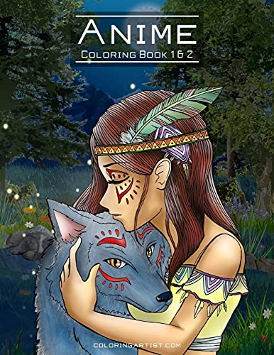 Anime Coloring Book 1 & 2 Anime Coloring Book 1 & 2