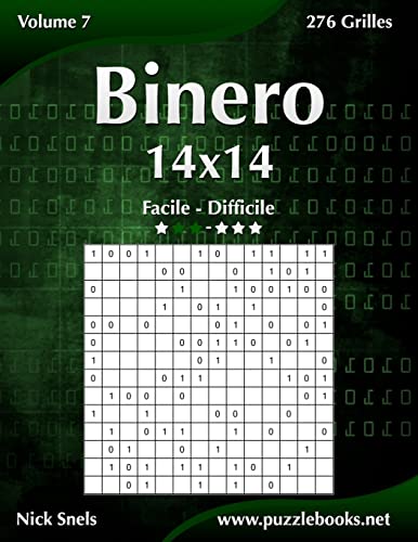 Binero 14x14 - Facile à Difficile - Volume 7 - 276 Grilles