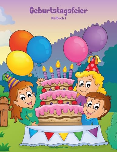 Geburtstagsfeier-Malbuch 1