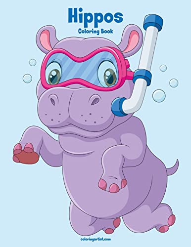 Hippos Coloring Book 1 Hippos Coloring Book 1