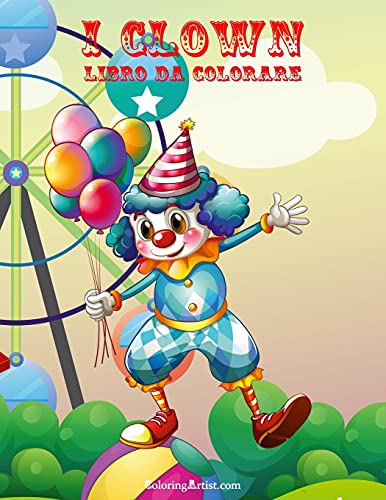 I Clown Libro da Colorare 1