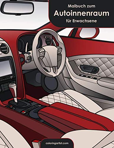 Malbuch zum Autoinnenraum für Erwachsene Malbuch zum Autoinnenraum für Erwachsene