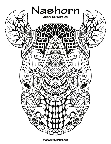 Nashorn-Malbuch für Erwachsene 1 Nashorn-Malbuch für Erwachsene 1