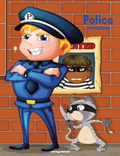 Police Coloring Book 1 Police Coloring Book 1 von CREATESPACE