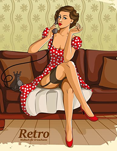 Retro-Malbuch für Erwachsene 1 Retro-Malbuch für Erwachsene 1