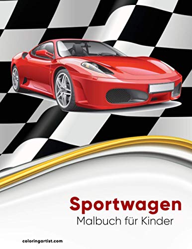 Sportwagen-Malbuch für Kinder