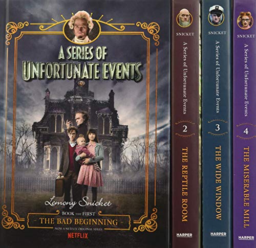 A Series of Unfortunate Events #1-4 Netflix Tie-in Box Set