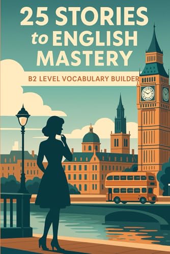 25 Stories to English Mastery: B2 Level Vocabulary Builder: Learn B2 Level English with Short Stories - Improve Vocabulary, Comprehension, and Speaking Skills 25 Stories to English Mastery: B2 Level Vocabulary Builder: Learn B2 Level English with Short Stories - Improve Vocabulary, Comprehension, and Speaking Skills von Independently published