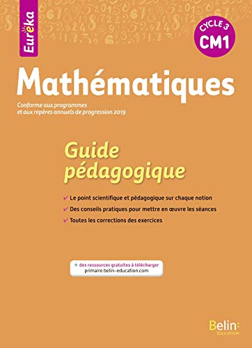 Eurêka CM1 - Guide pédagogique 2019 von BELIN EDUCATION