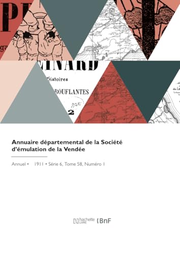 Annuaire départemental de la Société d'émulation de la Vendée von Hachette Livre BNF