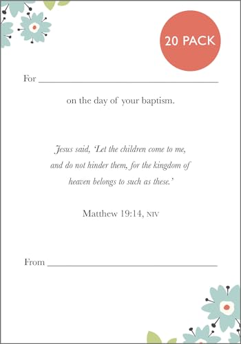 Baptism Card 2024: Pack of 20 von SPCK Publishing