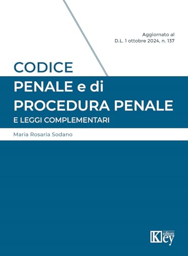 Codice penale e di procedura penale e leggi complementari Codice penale e di procedura penale e leggi complementari von Key Editore