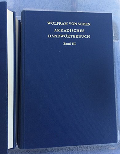 Akkadisches Handwörterbuch: A - L