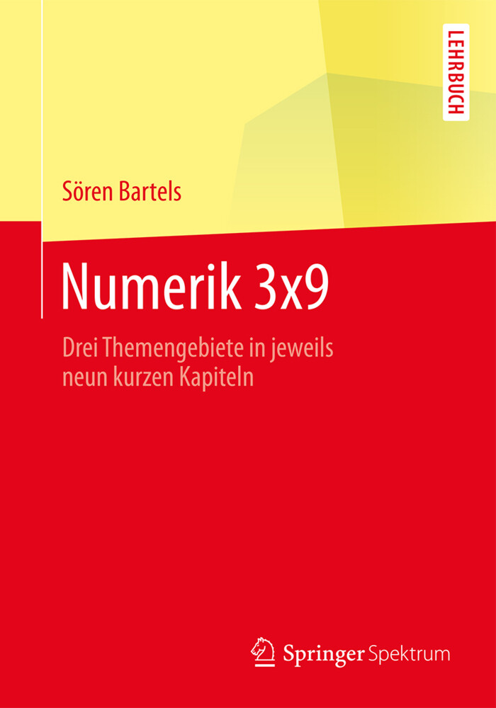 Numerik 3x9 von Springer Berlin Heidelberg