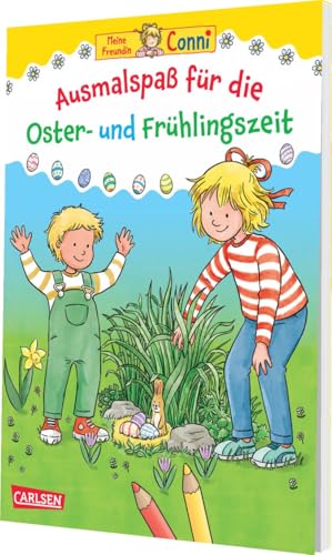 Conni Gelbe Reihe (Beschäftigungsbuch): Ausmalspaß für die Oster- und Frühlingszeit: Fröhliche Ausmalbilder zu Ostern und zum Frühling für Kinder ab 3 Jahren von Carlsen