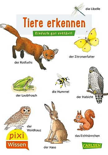 Pixi Wissen 30: Tiere erkennen: Einfach gut erklärt! | Allgemeinwissen für Grundschüler. (30)