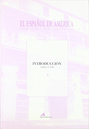 El español de América: introducción: Cuadernos Bibliograficos El español de América: introducción: Cuadernos Bibliograficos von Edinumen