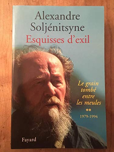 Esquisses d'exil (1979-1994): Le grain tombé entre les meules, tome 2