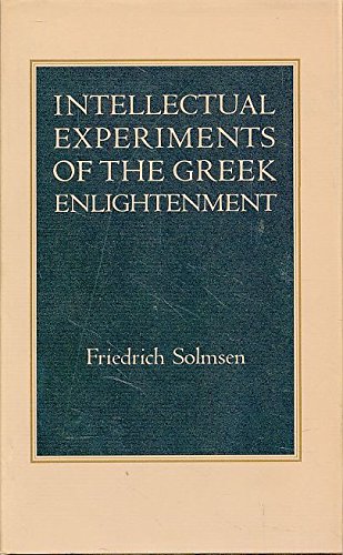Intellectual Experiments of the Greek Enlightenment (Princeton Legacy Library, 1593)