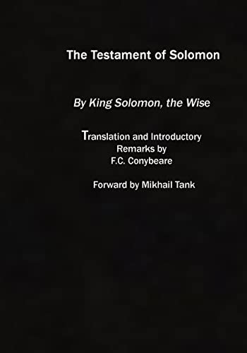 The Testament Of Solomon: (Original Version)