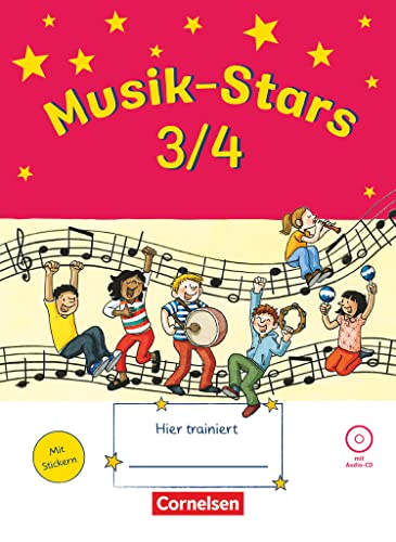 Musik-Stars - Grundwissen - 3./4. Schuljahr: Übungsheft mit Lösungen und Audio-CD von Oldenbourg Schulbuchverl.