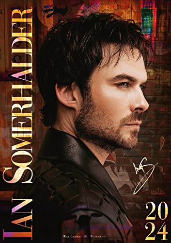 Ian Somerhalder Kalender 2024: Der Star aus Vampire Diaries von ML Publishing LLC